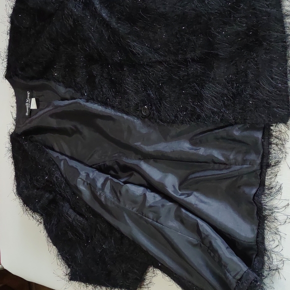 Russell Kemp Black Eyelash Fringe Jacket - Picture 7 of 7